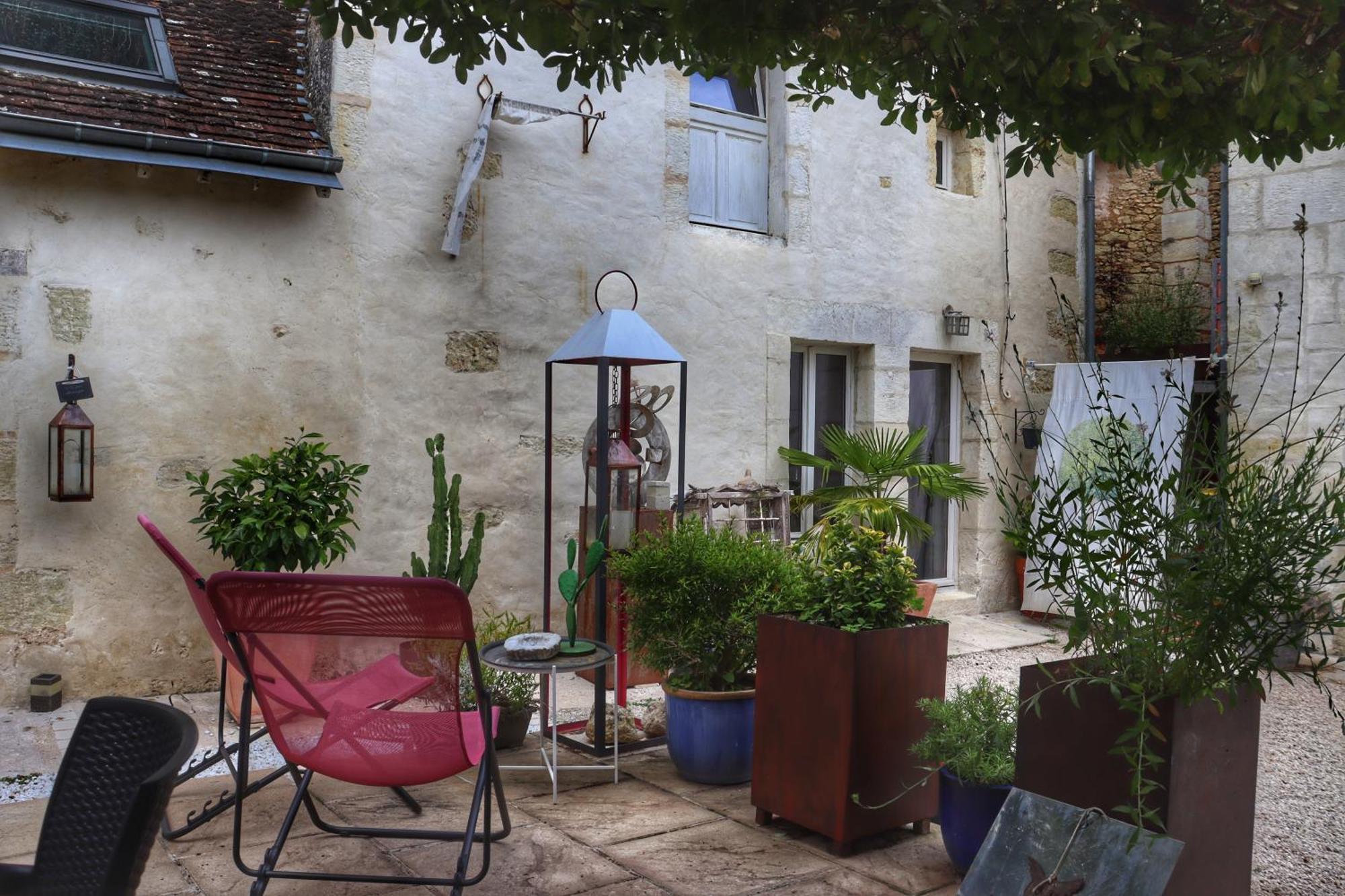 Troglodyte Loft Bed and Breakfast Thoré-la-Rochette Buitenkant foto