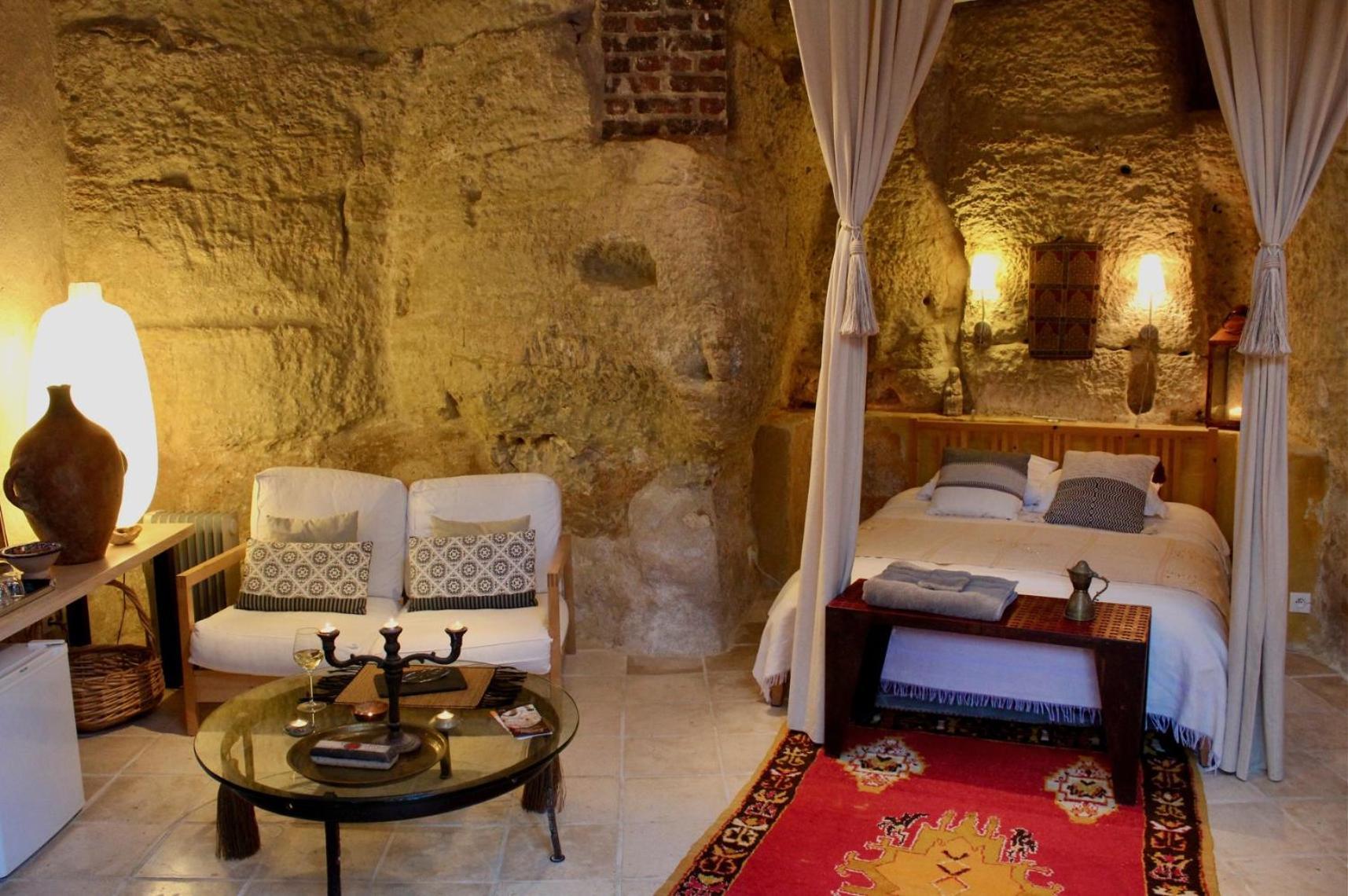 Troglodyte Loft Bed and Breakfast Thoré-la-Rochette Buitenkant foto